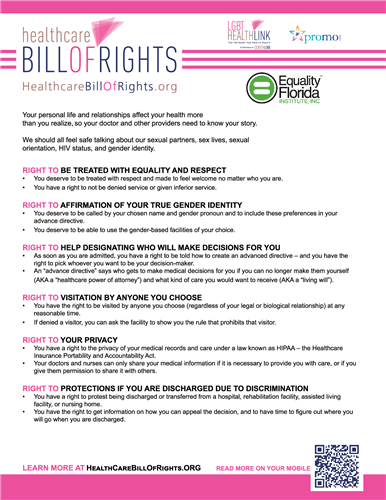 image of the Healthcare Bill of Rights